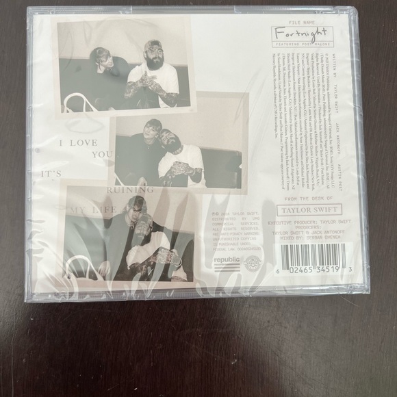 SEALED Taylor Swift X Post Malone CD - Picture 2 of 2